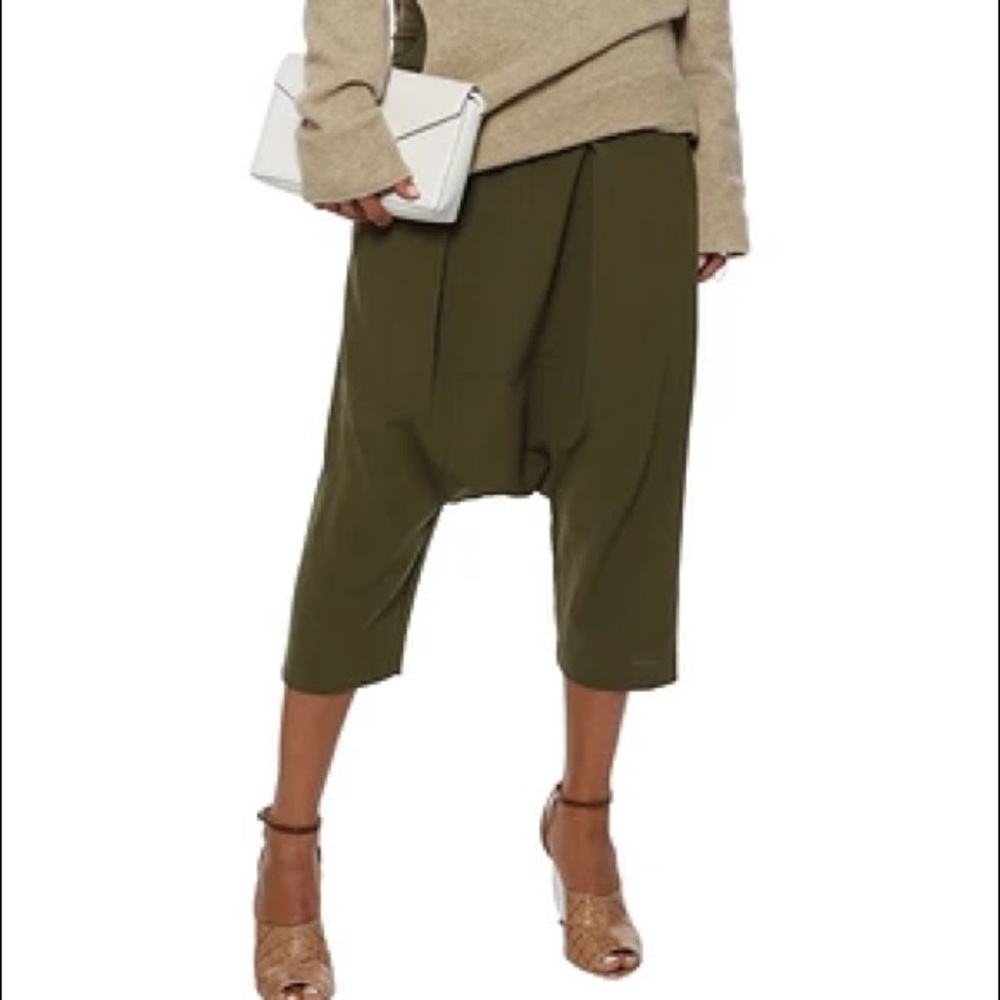 Rick Owens olive green harem pants NWT